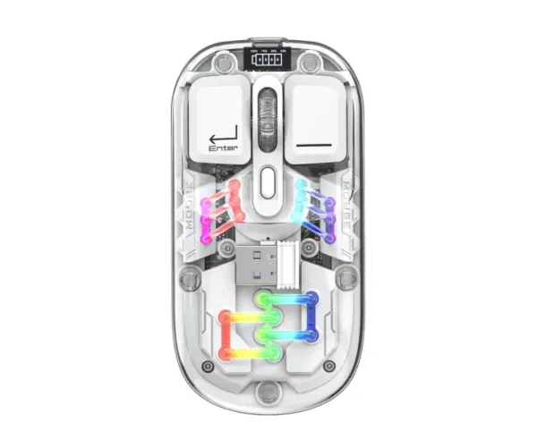 PC Power OBSIDIAN PGM-P7 WH Wireless Mouse