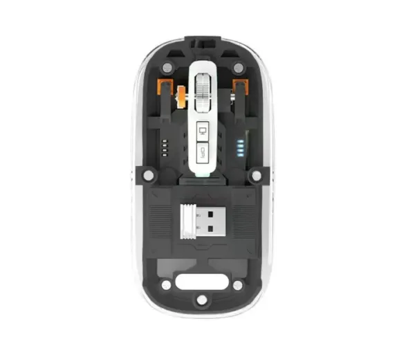 PC Power PGM-P4 BK Transparent Bluetooth Mouse