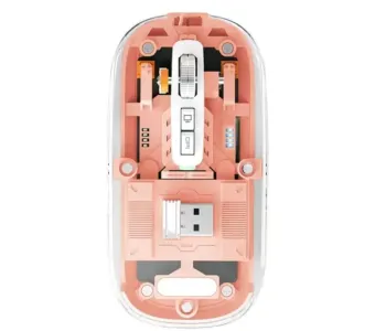 PC Power PGM-P4 Gray Transparent Bluetooth Mouse