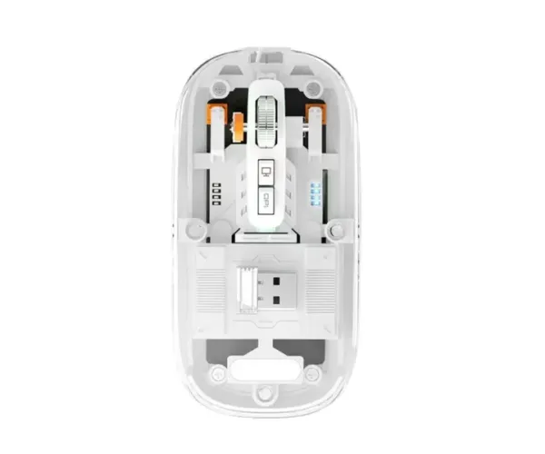PC Power PGM-P4 WH Transparent Bluetooth Mouse