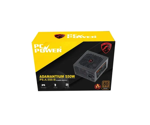 PC Power Adamantium 550W 80+ Bronze Non-Modular Power Supply