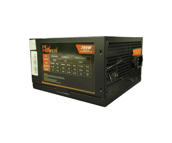 Pc Power PP-200W 200W Non Modular Power Supply 