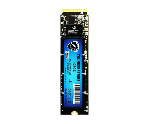 PC Power Thunderstrike 128GB NVMe M.2 2280 PCIe Gen3x4 SSD