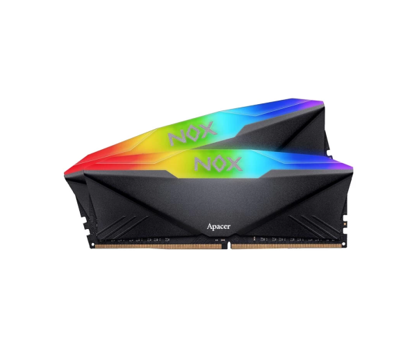 Apacer NOX 16GB DDR4 3200MHz RGB AURA2 Desktop Ram #AH4U16G32C28YNBAA-1