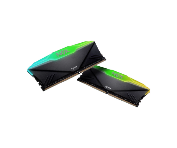 Apacer NOX 16GB DDR4 3200MHz RGB AURA2 Desktop Ram #AH4U16G32C28YNBAA-1