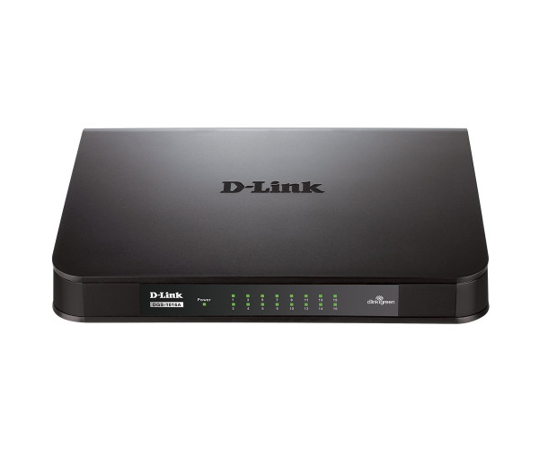 D-LINK DGS-1016A 16-Port Gigabit Unmanaged Desktop Switch