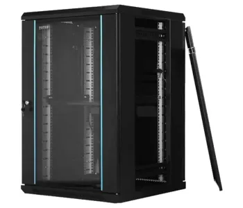 Toten W2 Series 12U 600X600 Wall mounted server cabinet and toughened glass front door